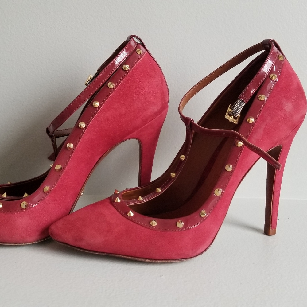 All leather Schutz studded heels - Picture 11 of 15